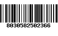 Código de Barras 8030582502366