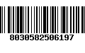 Código de Barras 8030582506197