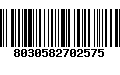 Código de Barras 8030582702575