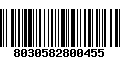 Código de Barras 8030582800455