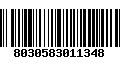 Código de Barras 8030583011348