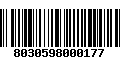 Código de Barras 8030598000177