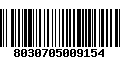 Código de Barras 8030705009154