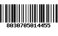 Código de Barras 8030705014455