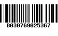 Código de Barras 8030769025367