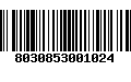 Código de Barras 8030853001024