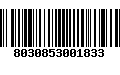 Código de Barras 8030853001833