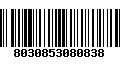 Código de Barras 8030853080838