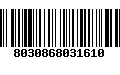 Código de Barras 8030868031610