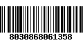 Código de Barras 8030868061358