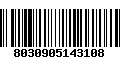 Código de Barras 8030905143108