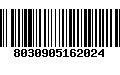 Código de Barras 8030905162024