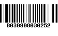 Código de Barras 8030908030252