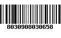 Código de Barras 8030908030658