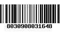 Código de Barras 8030908031648