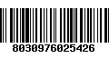 Código de Barras 8030976025426