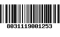 Código de Barras 8031119001253