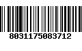 Código de Barras 8031175083712