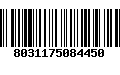 Código de Barras 8031175084450