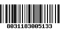 Código de Barras 8031183005133