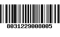 Código de Barras 8031229008005