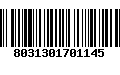 Código de Barras 8031301701145