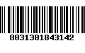 Código de Barras 8031301843142