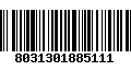 Código de Barras 8031301885111