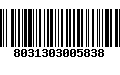 Código de Barras 8031303005838