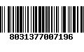 Código de Barras 8031377007196