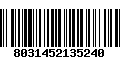 Código de Barras 8031452135240