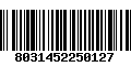 Código de Barras 8031452250127