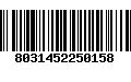 Código de Barras 8031452250158