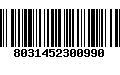 Código de Barras 8031452300990