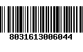 Código de Barras 8031613006044