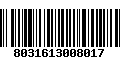 Código de Barras 8031613008017