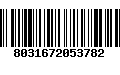 Código de Barras 8031672053782