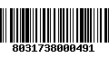 Código de Barras 8031738000491