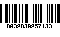 Código de Barras 8032039257133