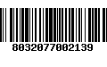 Código de Barras 8032077002139