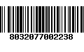 Código de Barras 8032077002238