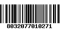 Código de Barras 8032077010271