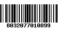 Código de Barras 8032077010899