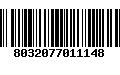 Código de Barras 8032077011148