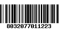 Código de Barras 8032077011223