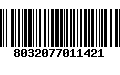 Código de Barras 8032077011421