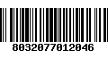 Código de Barras 8032077012046