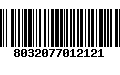 Código de Barras 8032077012121