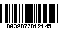 Código de Barras 8032077012145