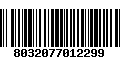 Código de Barras 8032077012299